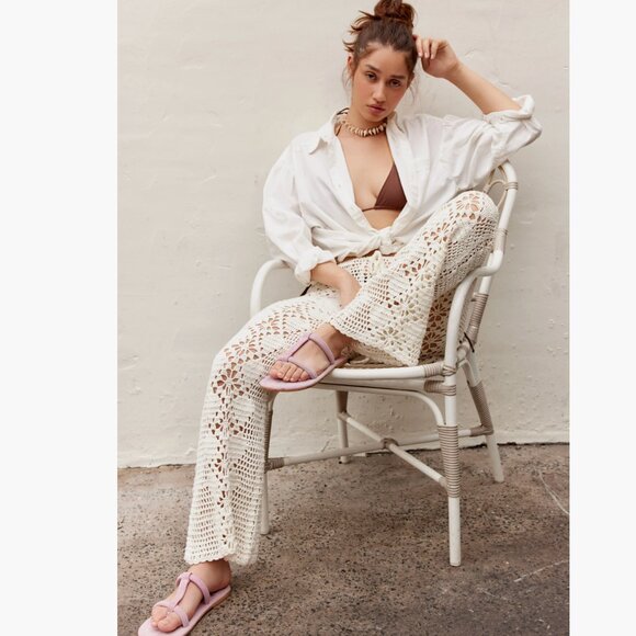 NWT  Free People Hadden Slide Sandal (Women) 8M, PINK - Picture 2 of 11